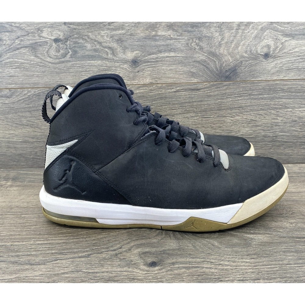 Nike Jordan Air Imminent Mid Top Sneakers Men's Size 13 Black White 705077-010